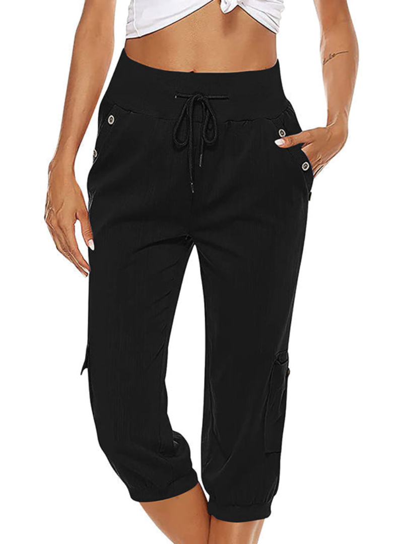 Valenzora | Lässige Damenhose mit hohem Bund
