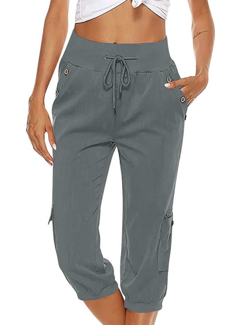 Valenzora | Lässige Damenhose mit hohem Bund