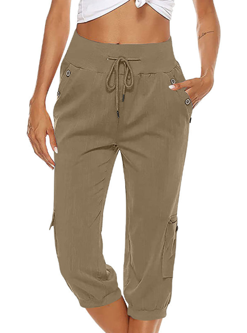 Valenzora | Lässige Damenhose mit hohem Bund