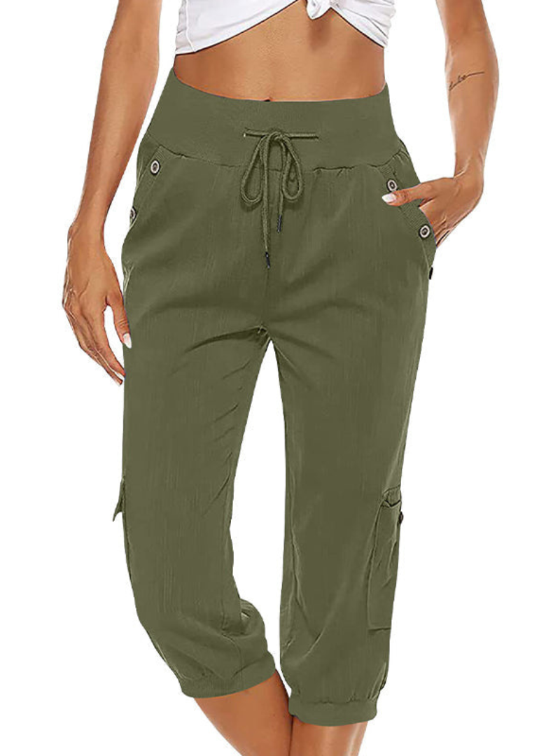 Valenzora | Lässige Damenhose mit hohem Bund