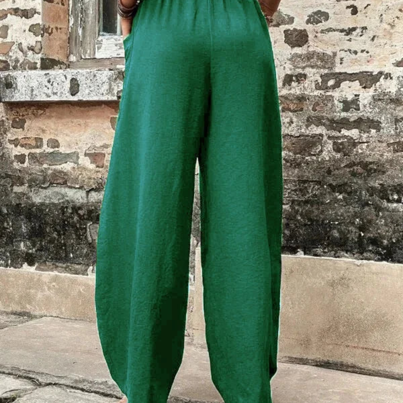 Valenzora | Women's high-waist trousers, loose fit