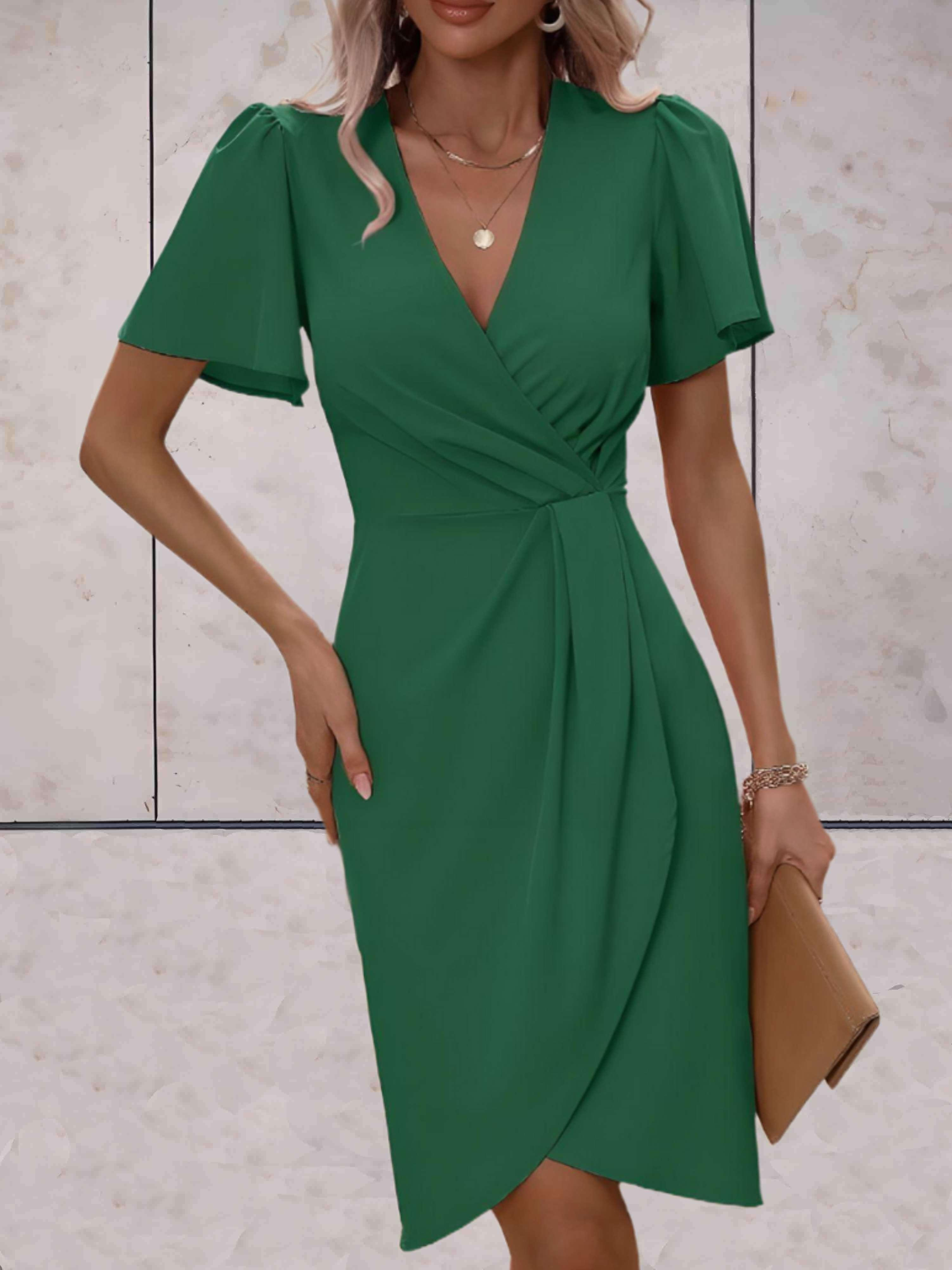Valenzora | Wedding Guest Wrap Dress Mini