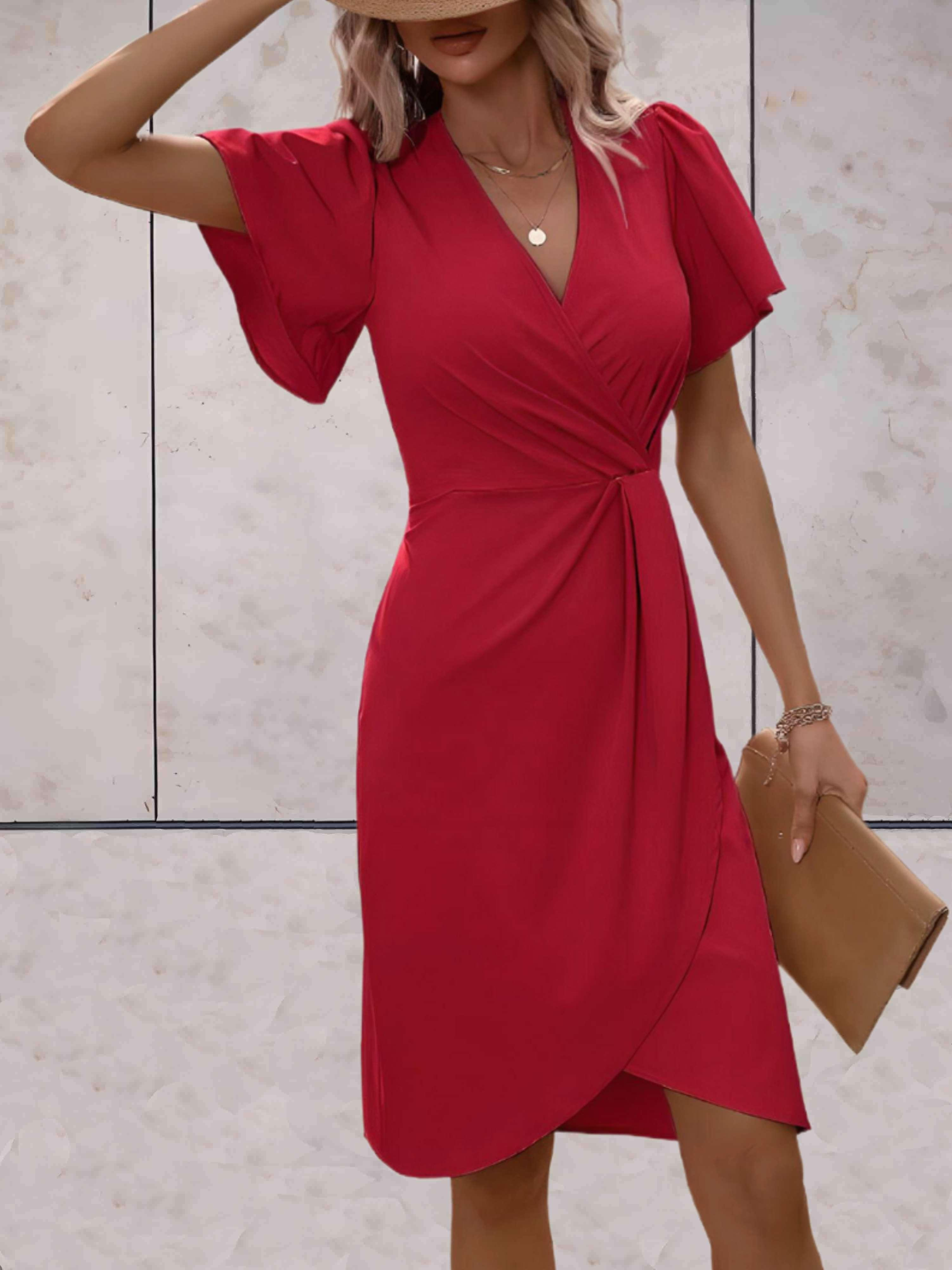 Valenzora | Wedding Guest Wrap Dress Mini