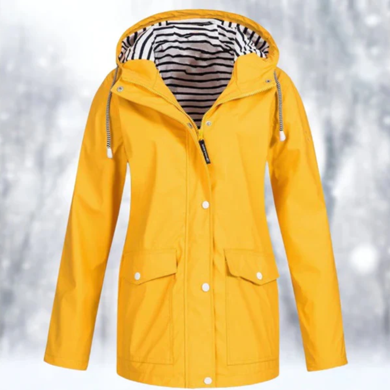 Valenzora | Women's Hooded Rain Jacket Waterproof
