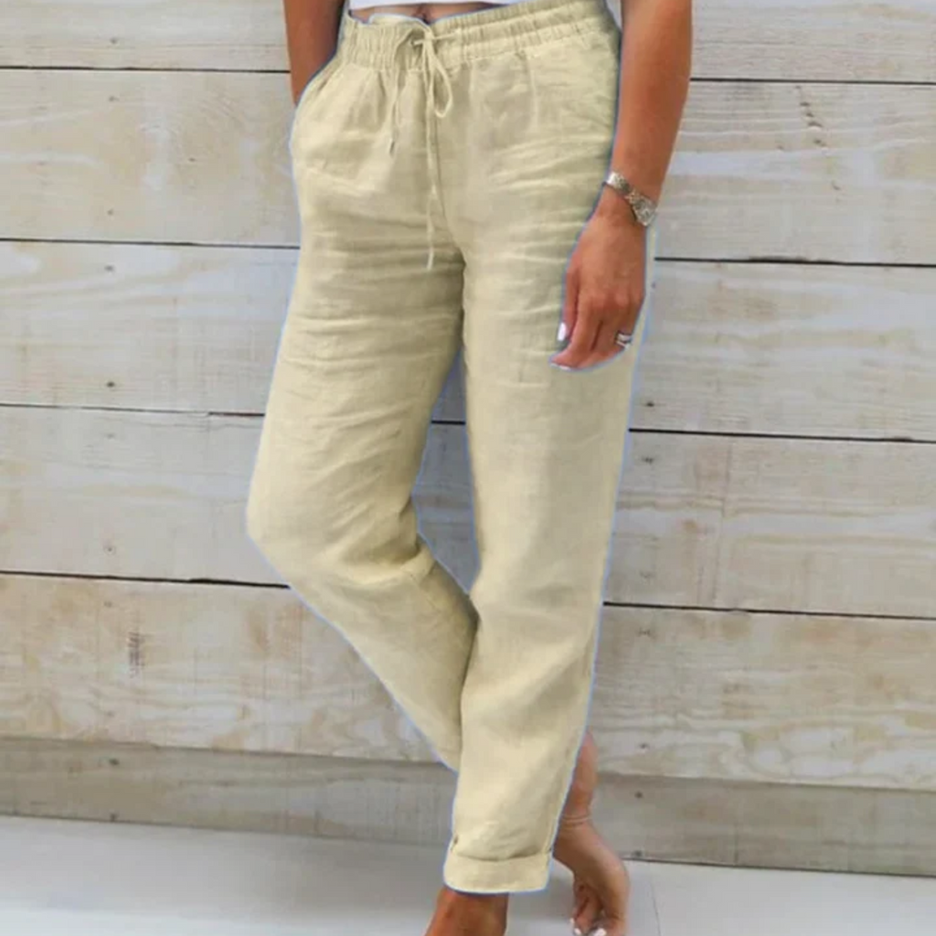 Valenzora | Leichte Sommerhose Stoffhose für Damen