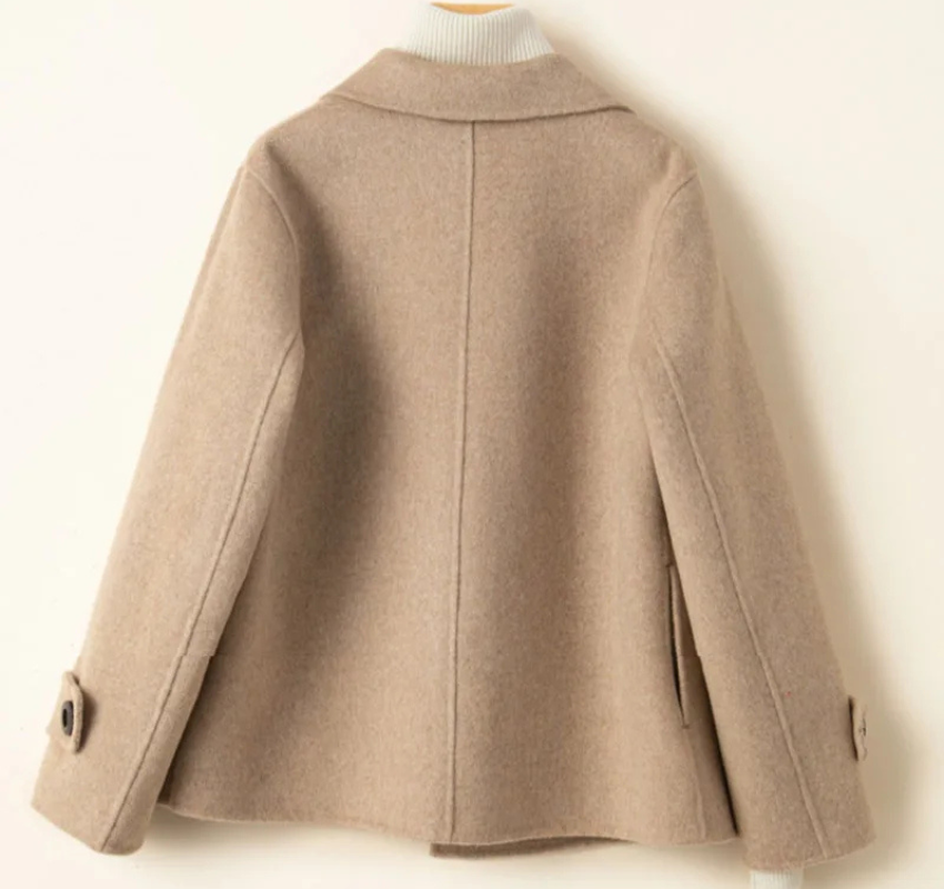 Valenzora | Women's Beige Pea Jacket