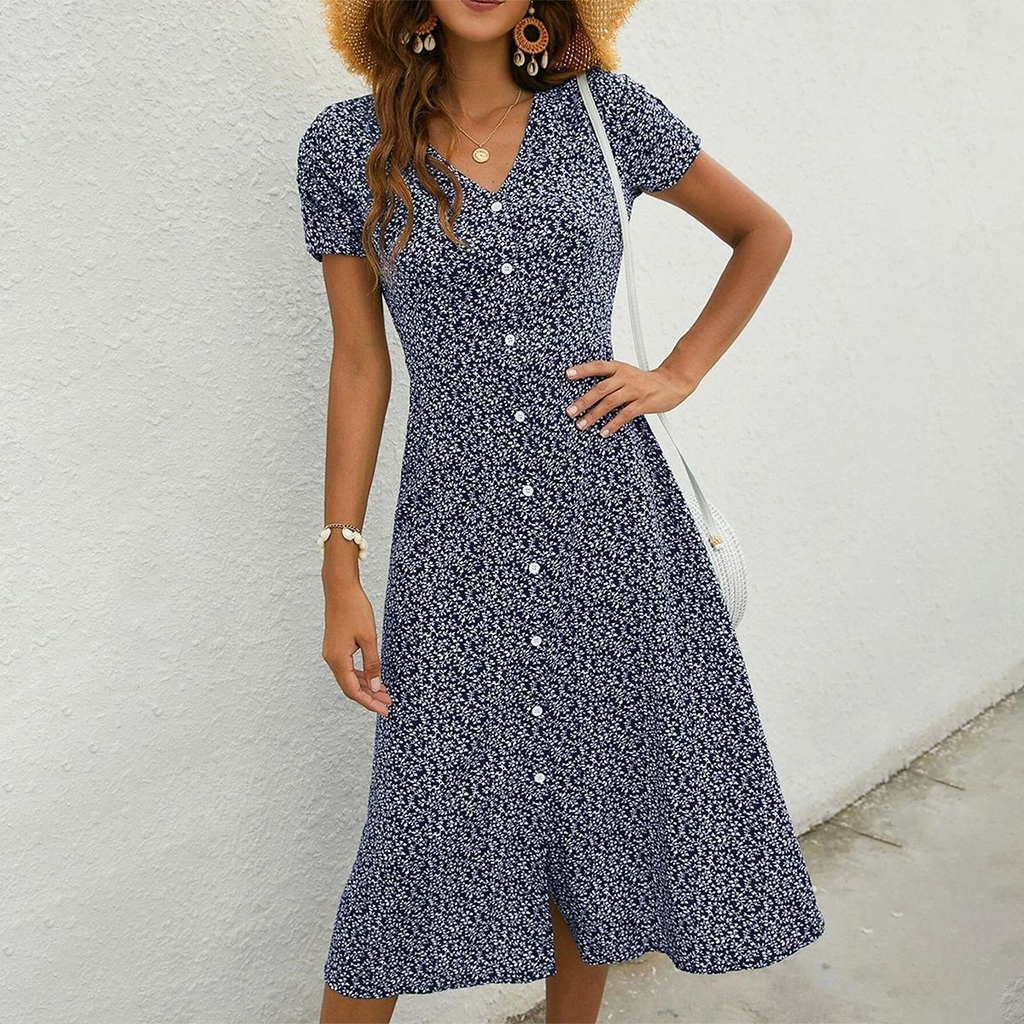 Valenzora | Luftiges Sommer-Midikleid