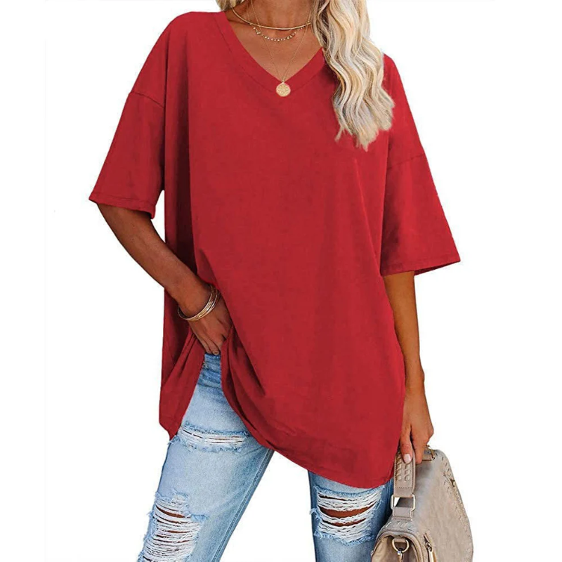 Valenzora | Damen-Shirt große Größen Schwarz