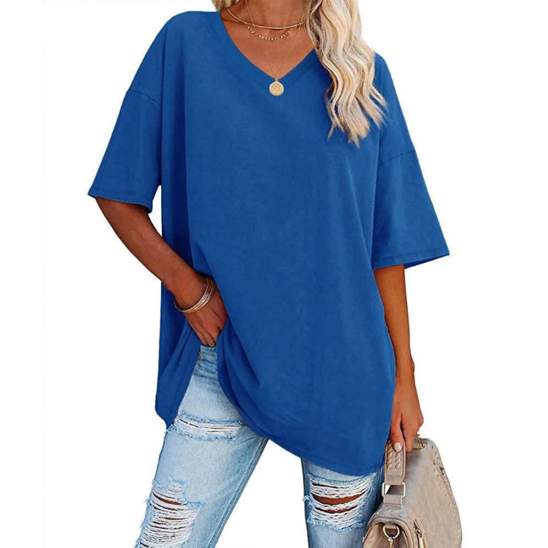 Valenzora | Damen-Shirt große Größen Schwarz