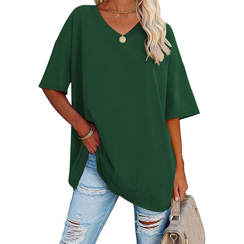 Valenzora | Damen-Shirt große Größen Schwarz