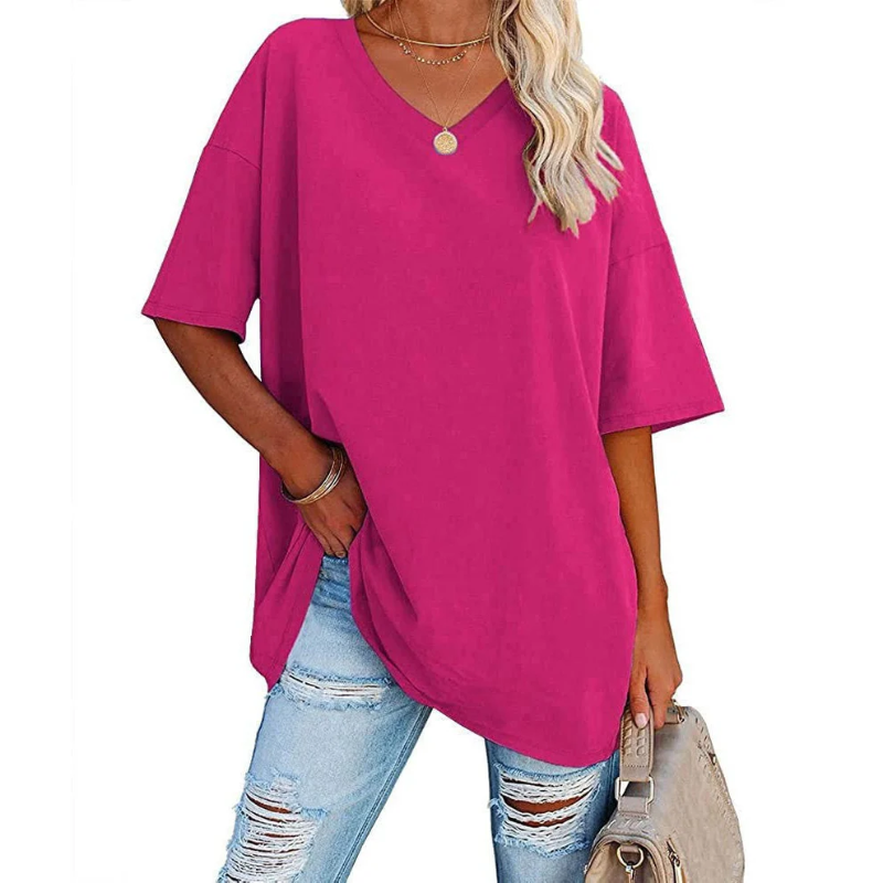 Valenzora | Damen-Shirt große Größen Schwarz