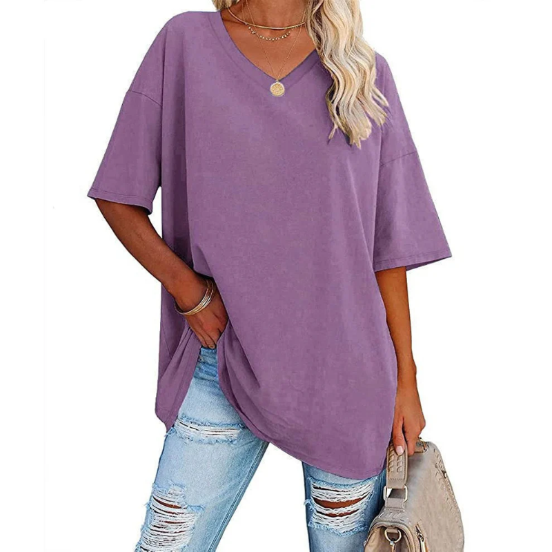 Valenzora | Damen-Shirt große Größen Schwarz
