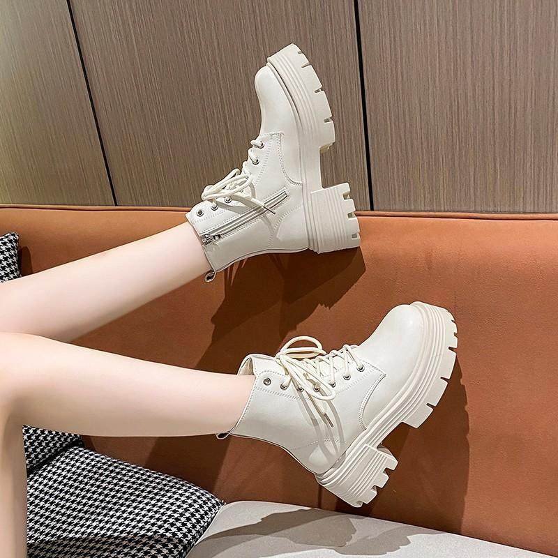 Valenzora | Women's Platform Boots Black
