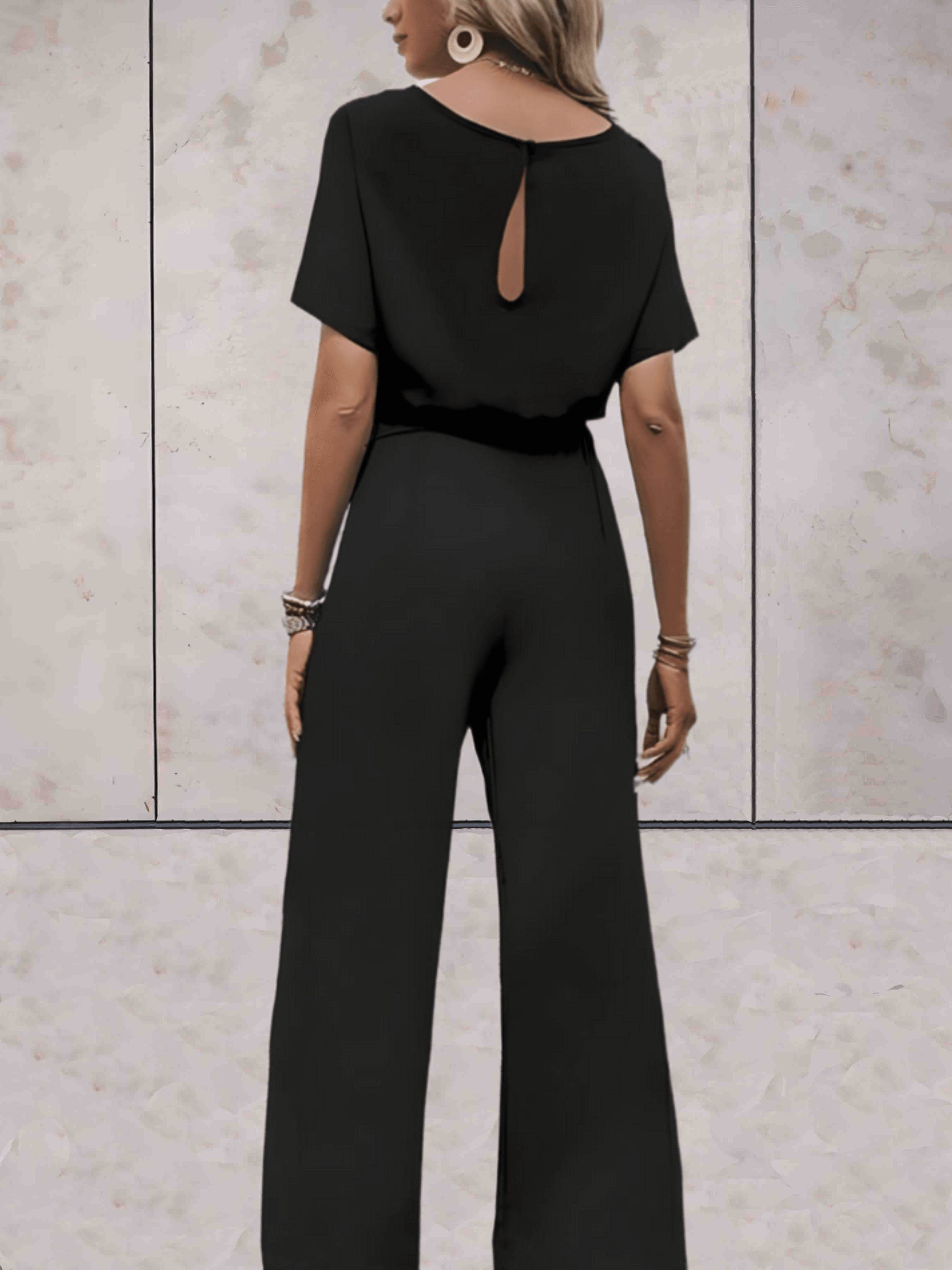 Valenzora | Eleganter Damen-Overall Schwarz