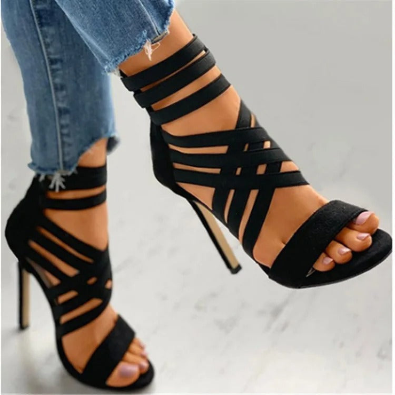 Valenzora | Elegante schwarze Damen-Absatzschuhe