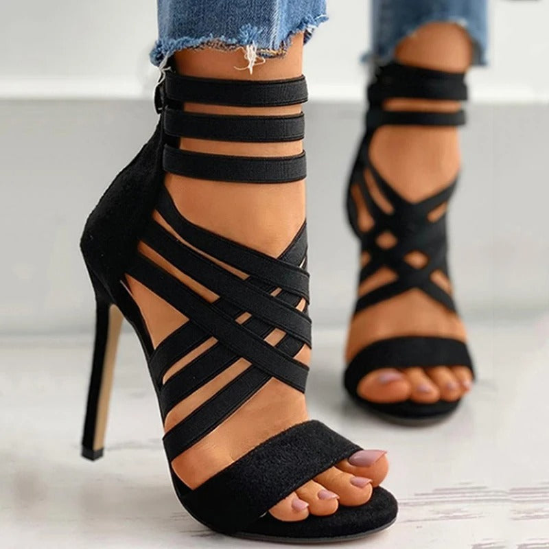 Valenzora | Elegante schwarze Damen-Absatzschuhe