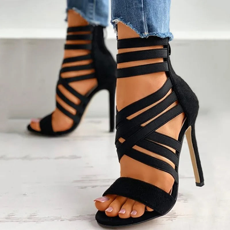 Valenzora | Elegante schwarze Damen-Absatzschuhe