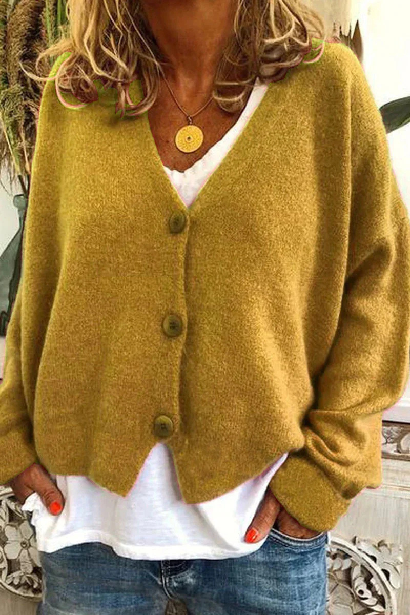 Valenzora | Kurze rote Strickjacke für Damen