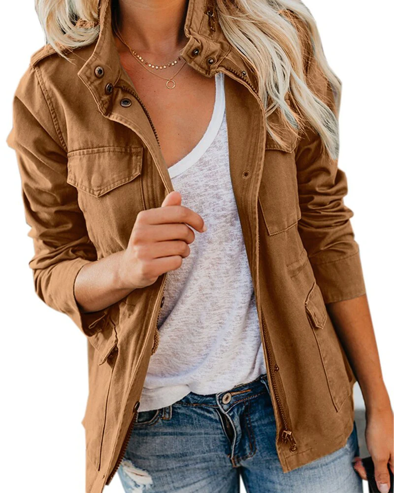 Valenzora | Women's Short Denim Jacket Vintage