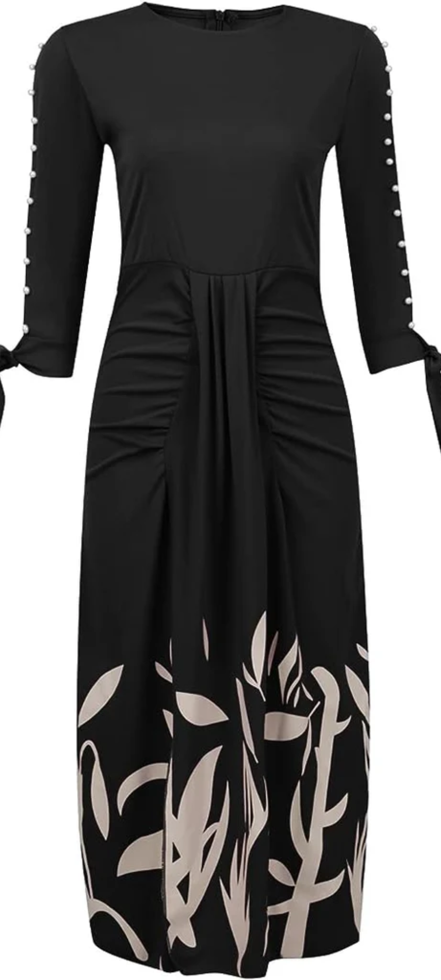 Valenzora | Festive Midi Wrap Dress Elegant
