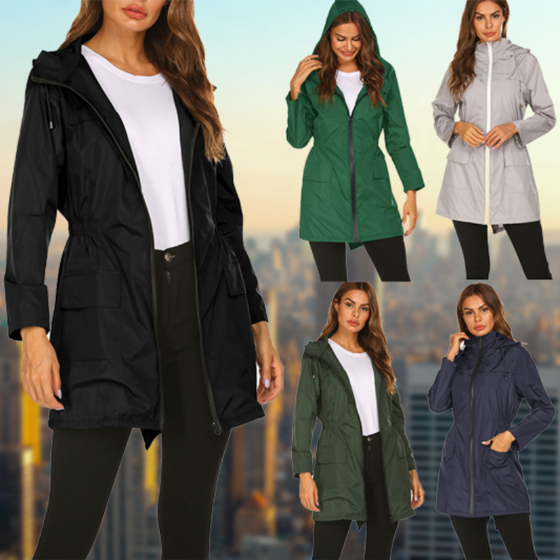 Valenzora | Women's Waterproof Rain Jacket Breathable