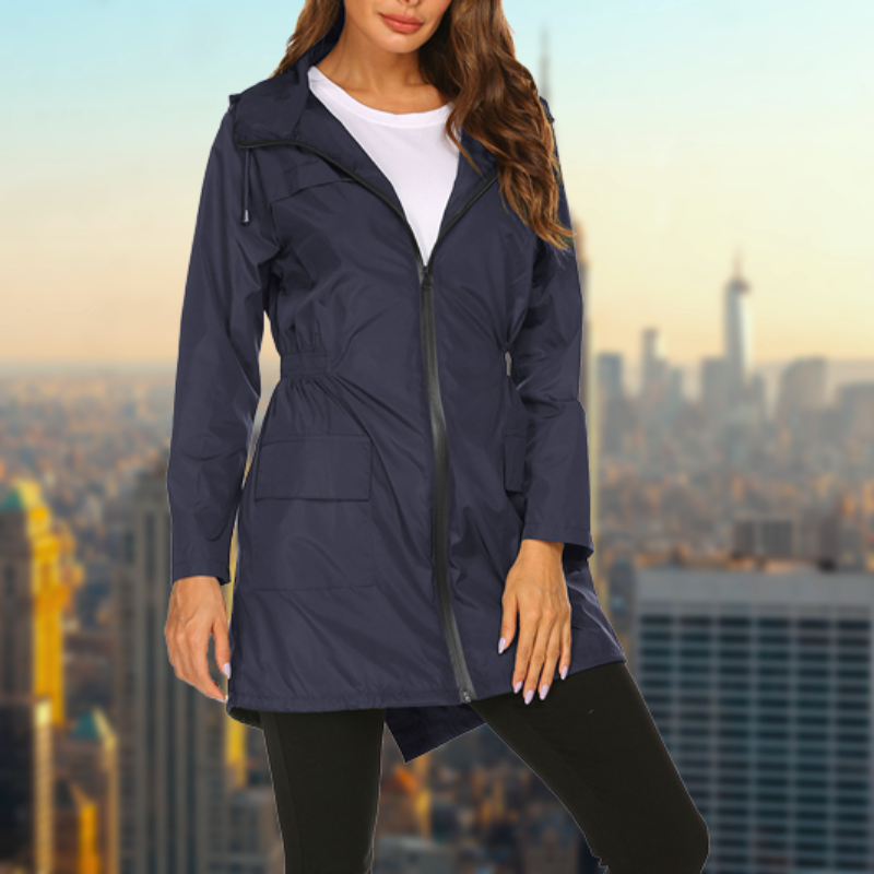Valenzora | Women's Waterproof Rain Jacket Breathable