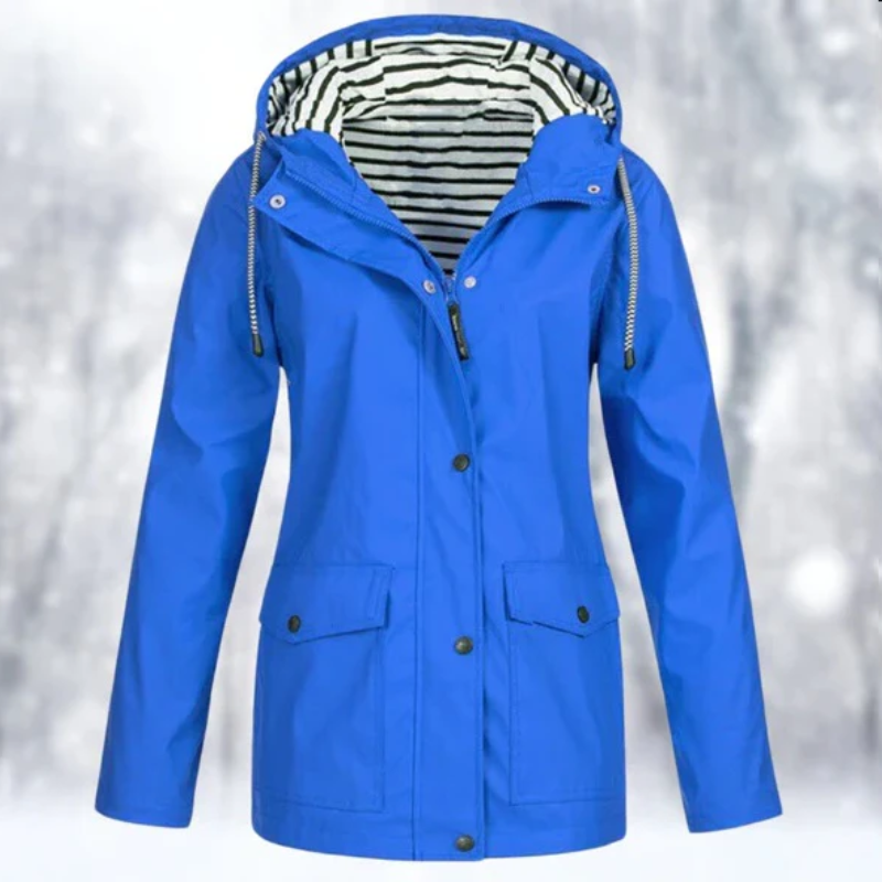 Valenzora | Women's Waterproof Rain Jacket with Hood