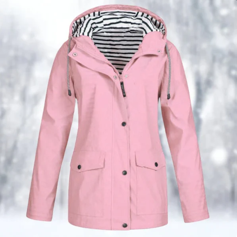 Valenzora | Women's Waterproof Rain Jacket with Hood