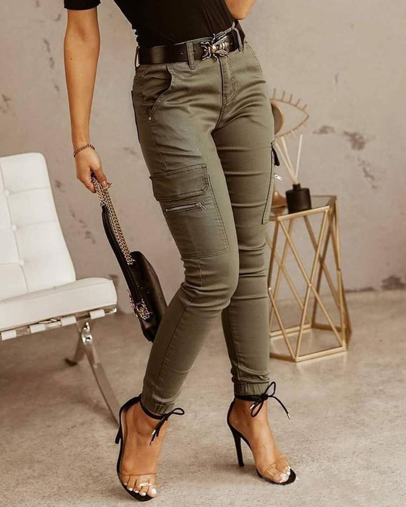 Valenzora | Trendy cargo jeans for women – modern and comfortable