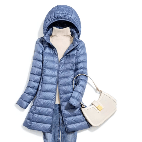 Valenzora | Ultraleichte Herbstjacke mit Kapuze, Wasserabweisende Jacke
