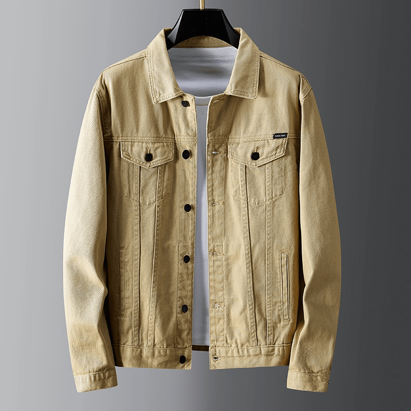 Valenzora | Denim jacket, classic button-up, chest and welt pockets, robust casual wear