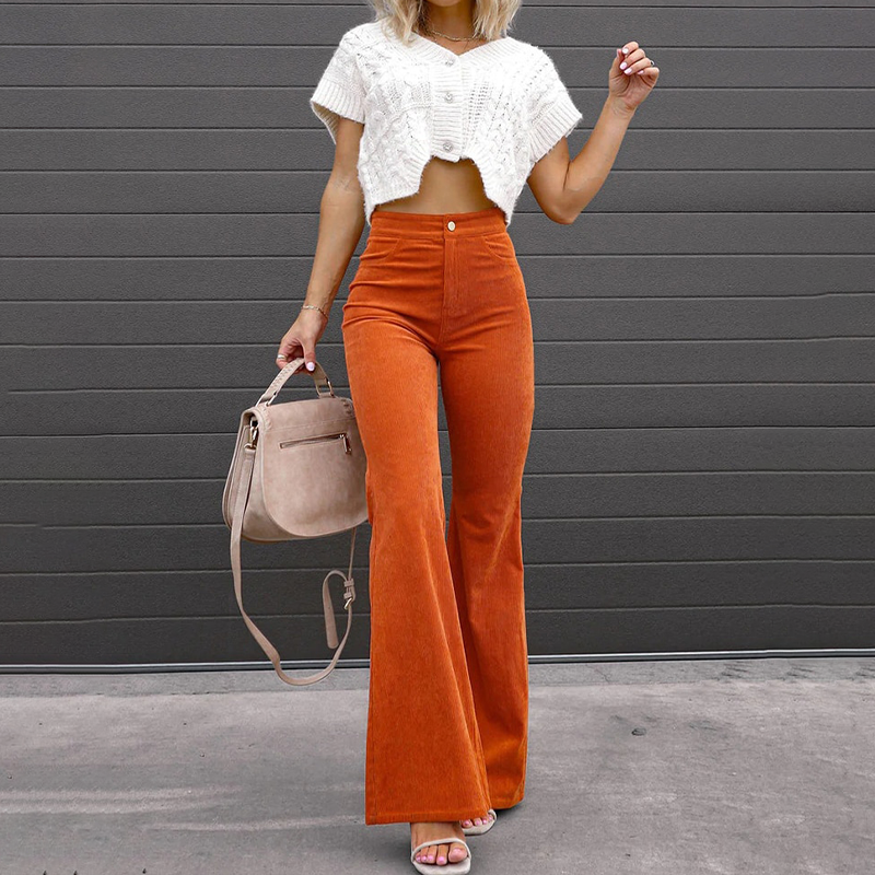 Valenzora - Curve-adapting flared trousers