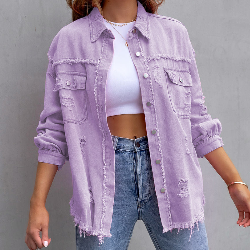 Valenzora | Colorful denim jacket