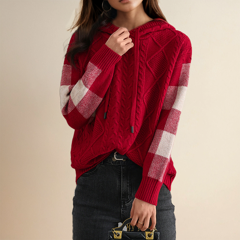Valenzora | Jacquard Hoodie
