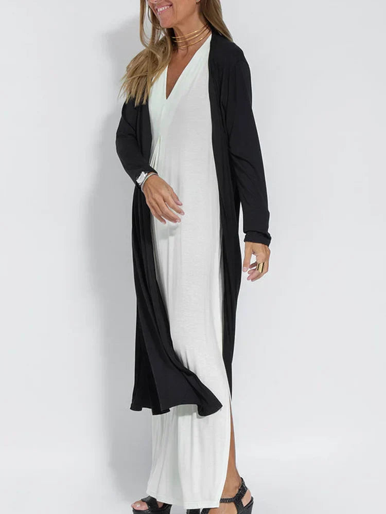 Valenzora | Lässiger einfarbiger Cardigan