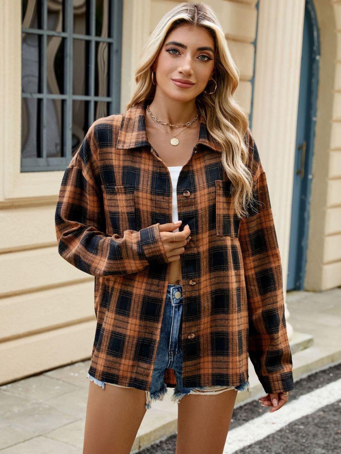 Valenzora | Checkered shirt for women