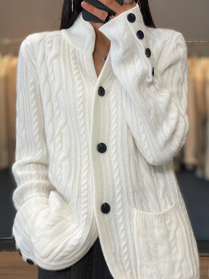 Valenzora | Witte Women's Knit Sweater - Stylish and Comfortable Sweater