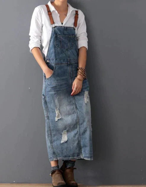 Valenzora | Stylish vintage denim dress