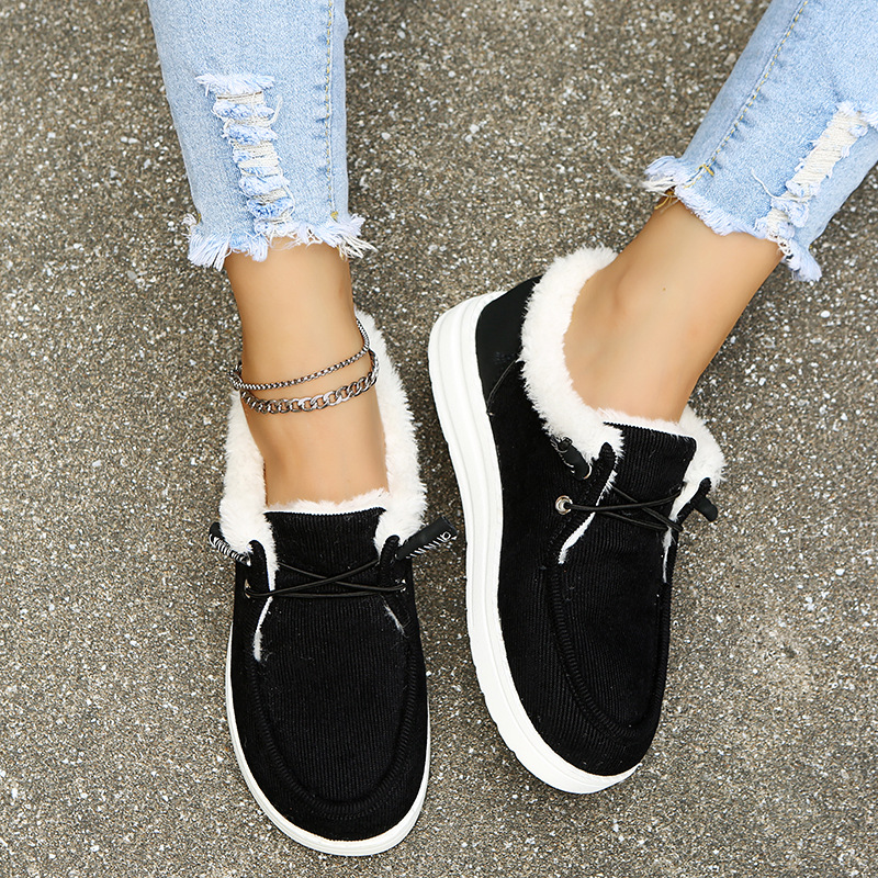 Valenzora - Elegant winter sneakers with fur lining