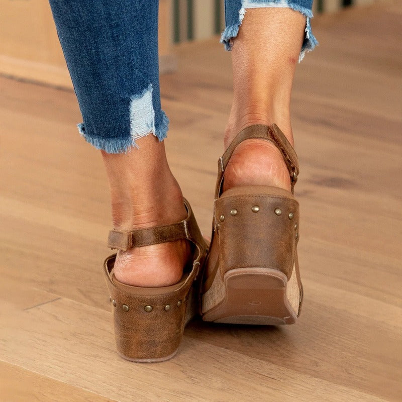 Valenzora – Leather summer sandals