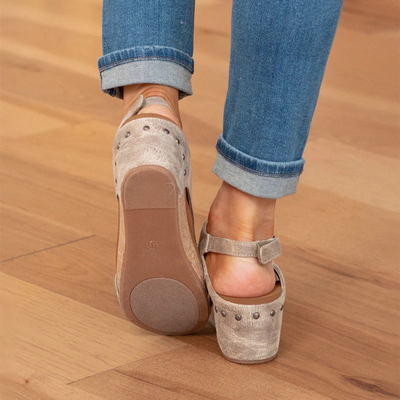 Valenzora – Leather summer sandals