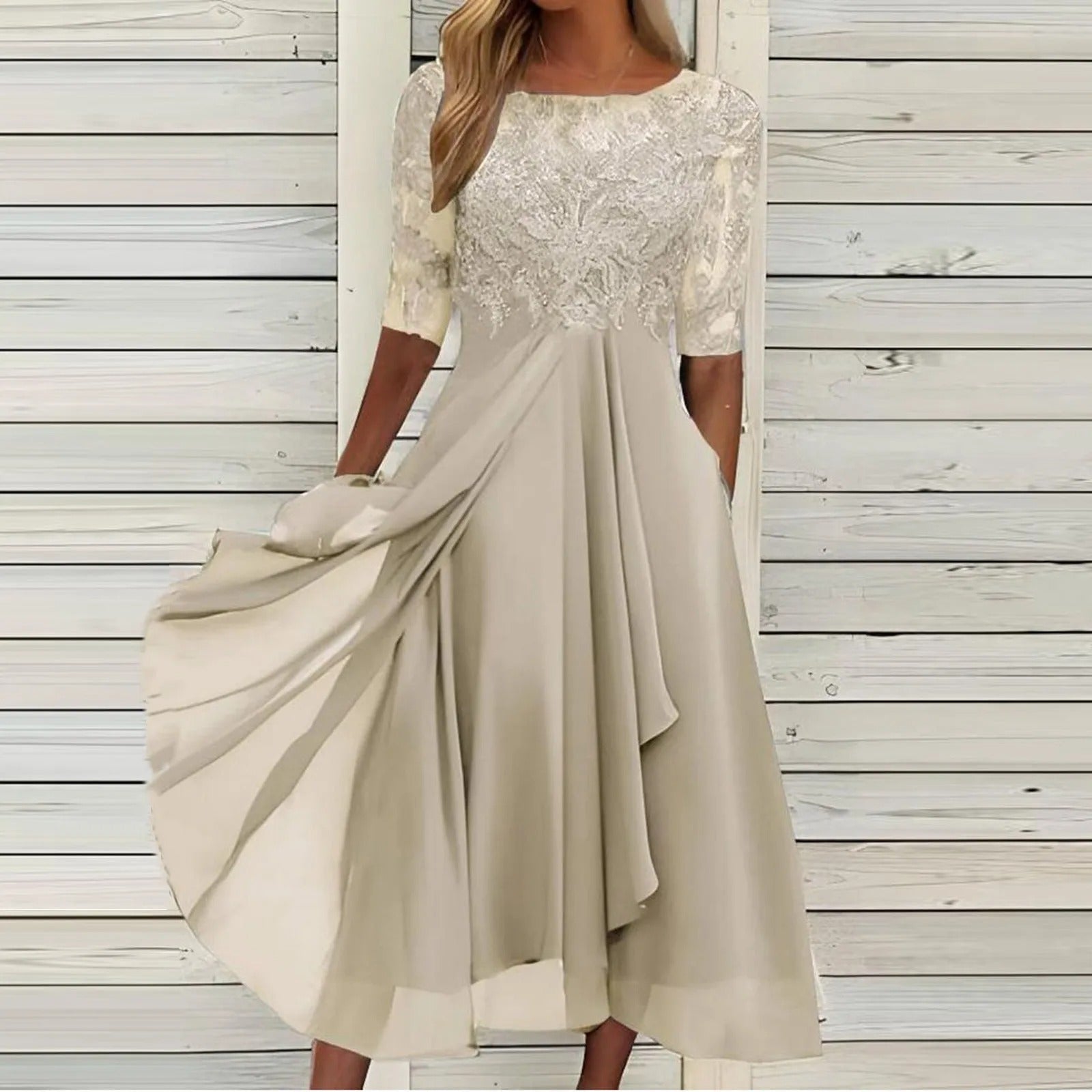 Valenzora | Elegant handmade lace dress