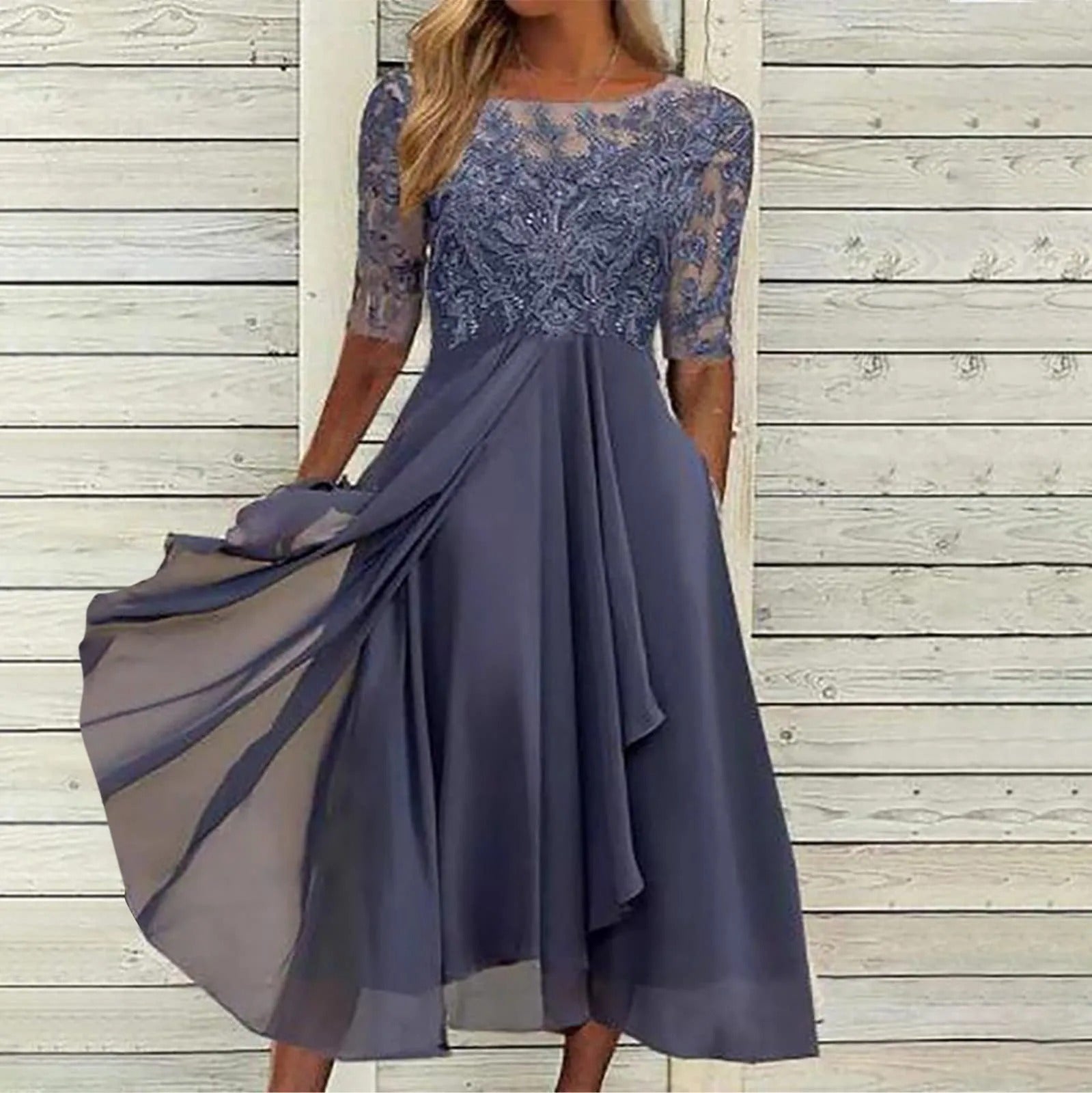 Valenzora | Elegant handmade lace dress