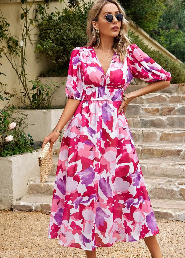 Valenzora | Elegant Midi Dress for Women with Style