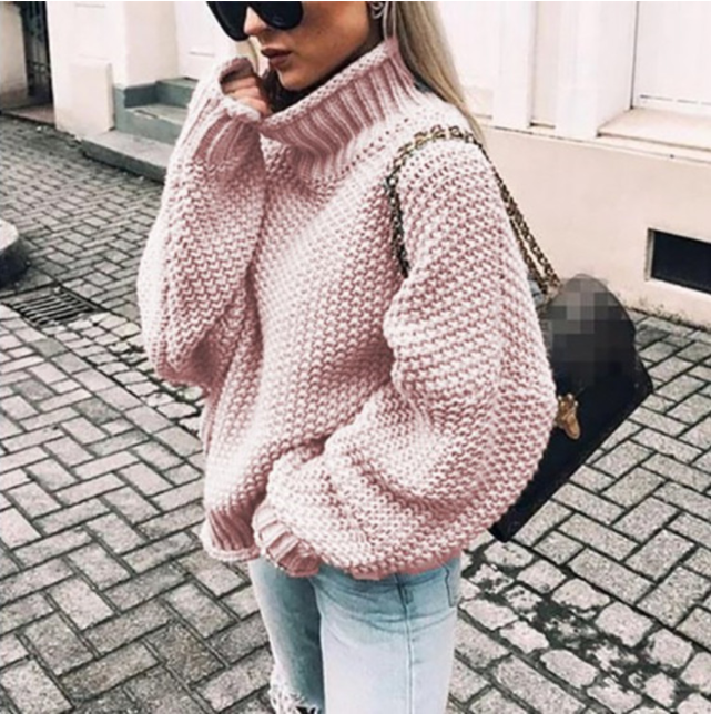 Valenzora – Oversize Rollkragenpullover
