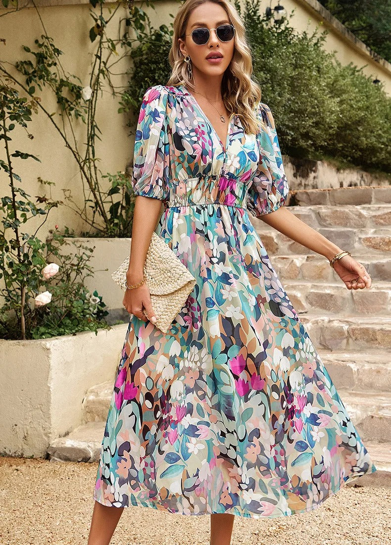 Valenzora | Elegant Midi Dress for Women with Style