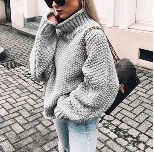 Valenzora – Oversize Rollkragenpullover