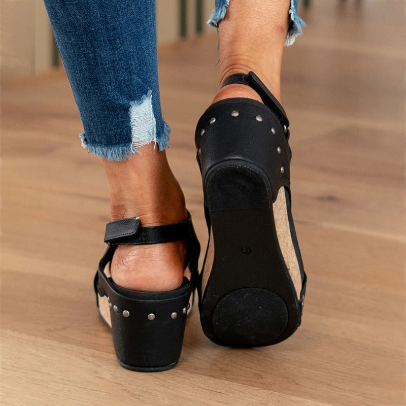 Valenzora – Leather summer sandals