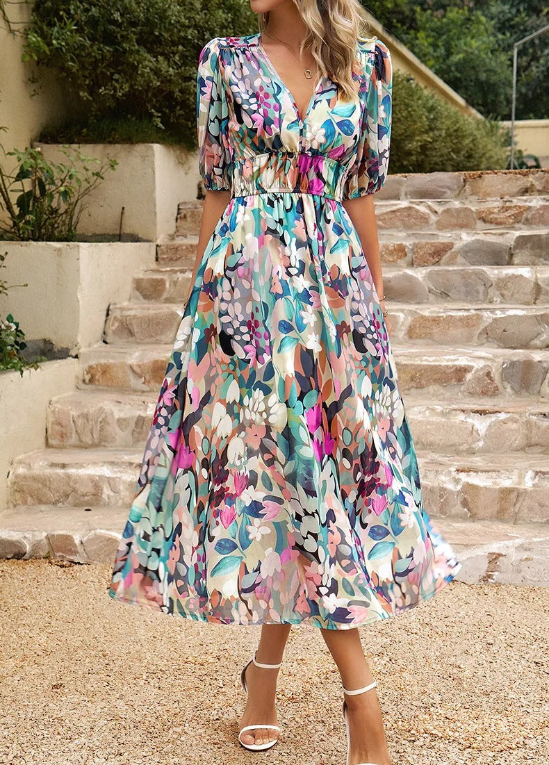 Valenzora | Elegant Midi Dress for Women with Style