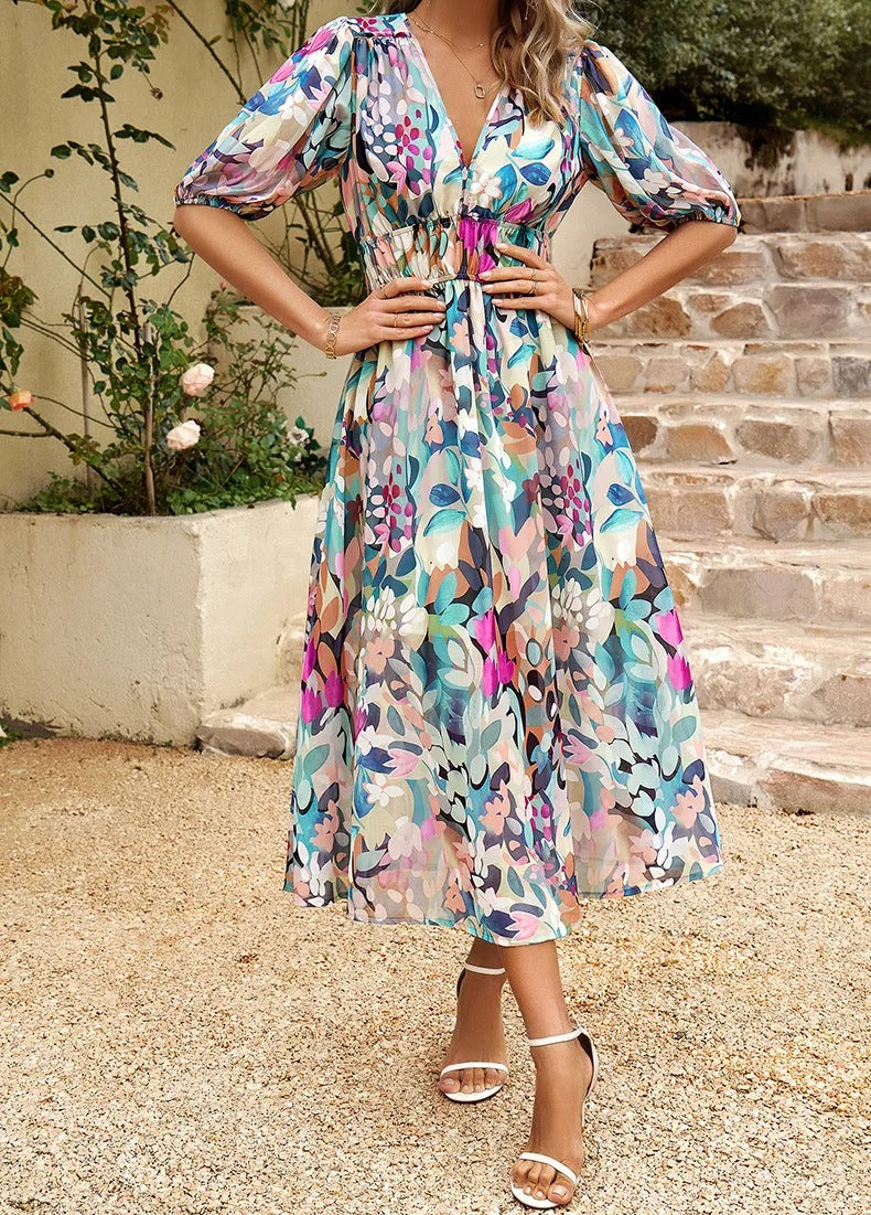 Valenzora | Elegant Midi Dress for Women with Style